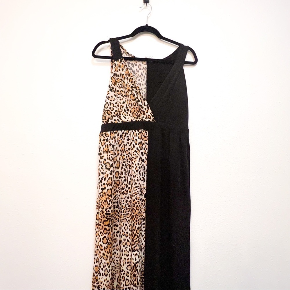 Leopard maxi dress